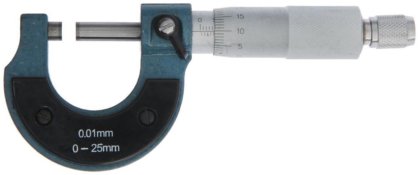 Микрометр механический ТУНДРА, 0-25 мм