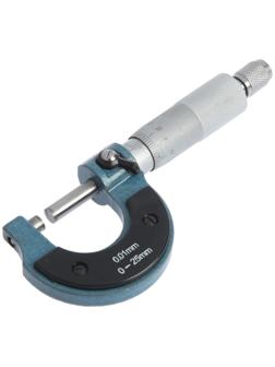 Микрометр механический ТУНДРА, 0-25 мм