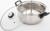 Кастрюля, 3,7 л, d=22 см, капсульное дно, стеклянная крышка