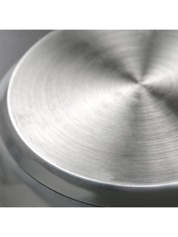 Кастрюля, 3,7 л, d=22 см, капсульное дно, стеклянная крышка