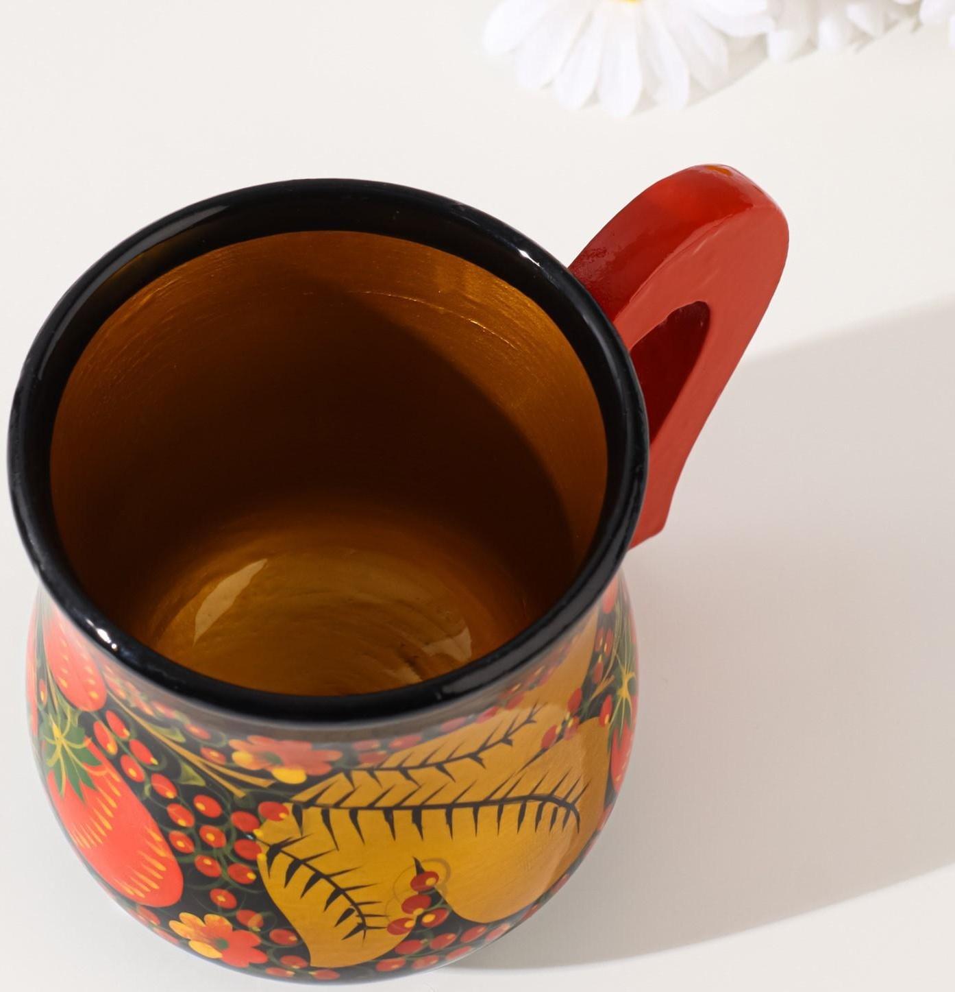 Кружка для сока, хохлома