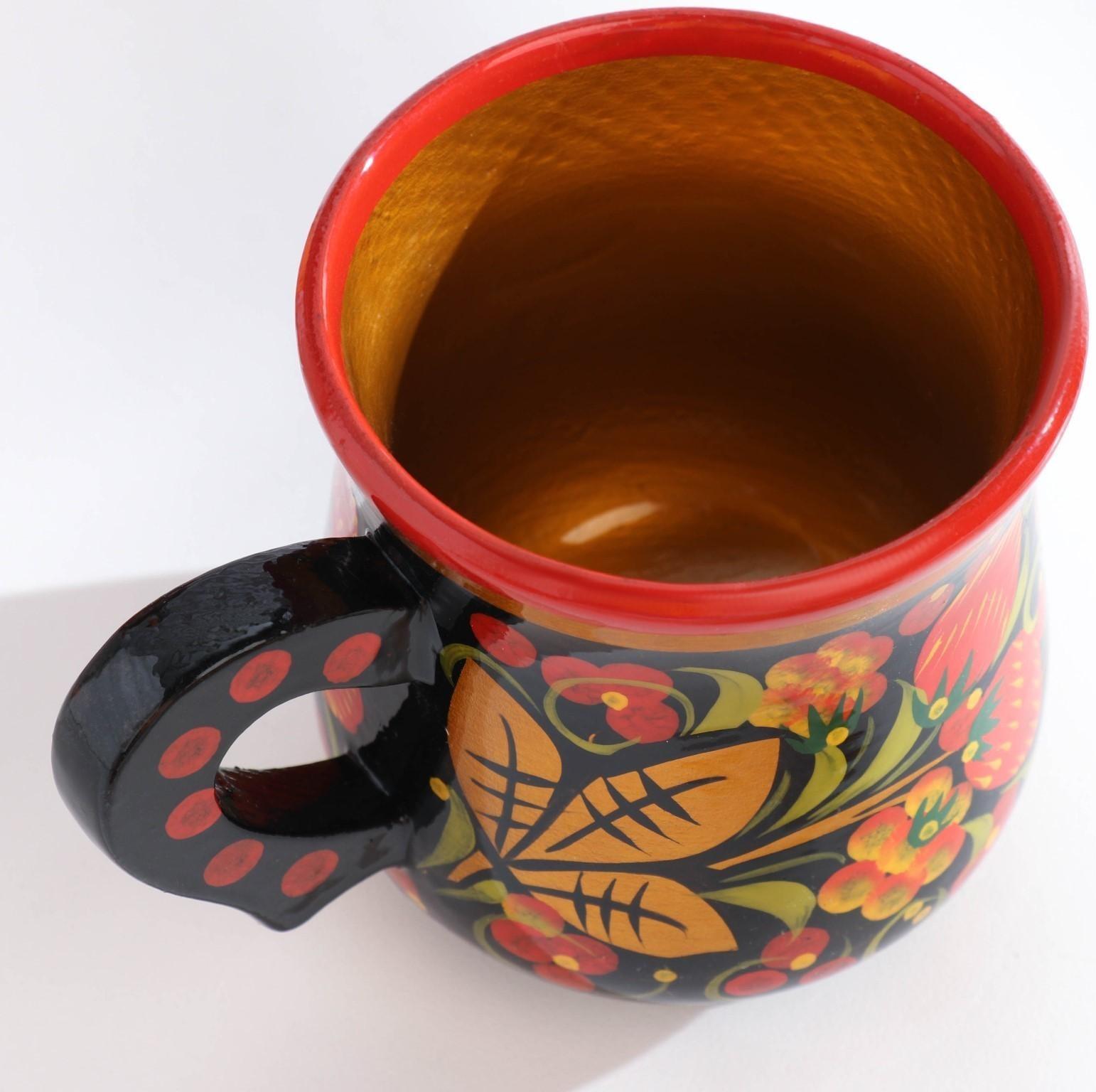 Кружка для сока, хохлома
