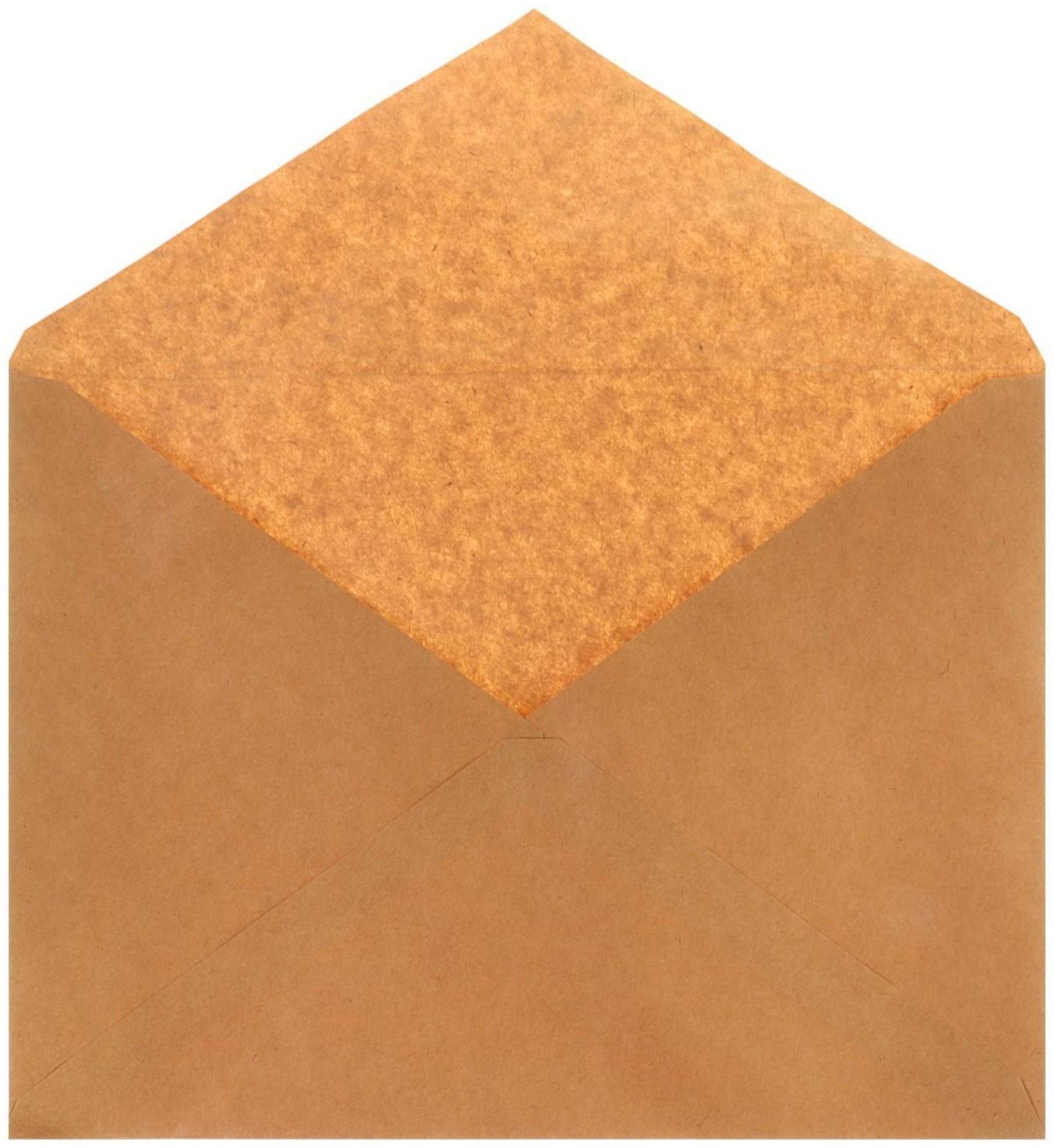 Конверт почтовый крафт С4 229 x 324 мм, без подсказа, без окна, без клея, 80 г/м2