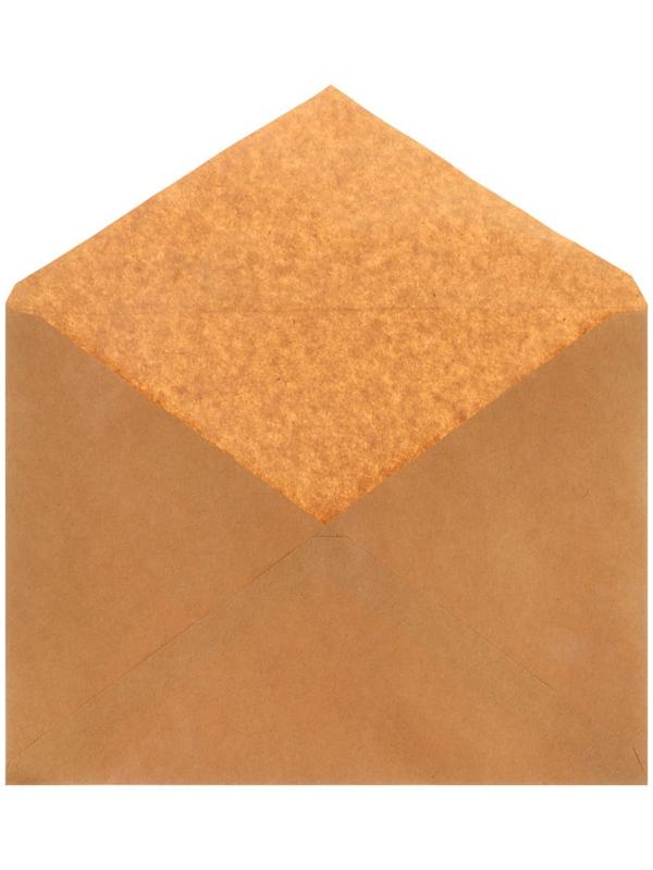 Конверт почтовый крафт С4 229 x 324 мм, без подсказа, без окна, без клея, 80 г/м2