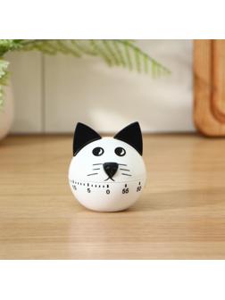 Кухонный таймер Доляна «Котёнок», механический, цвет МИКС