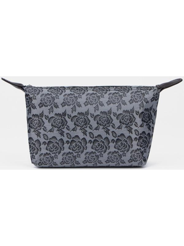 Косметичка на молнии, цвет тёмно-серый