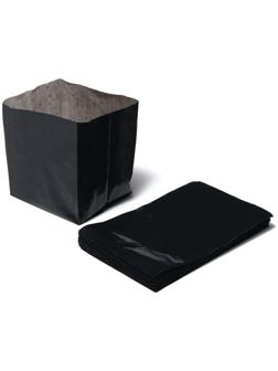 Пакет для рассады, 0.6 л, 8 × 14 см, полиэтилен толщиной 50 мкм, с перфорацией, чёрный, Greengo