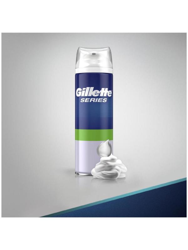 Пена для бритья Gillette Series 3x Protection Sensitive, 100 мл