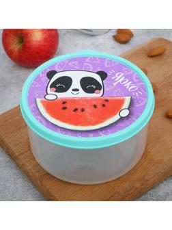 Ланч-бокс круглый «Ярко», 500 мл