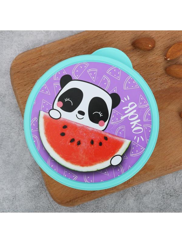 Ланч-бокс круглый «Ярко», 500 мл