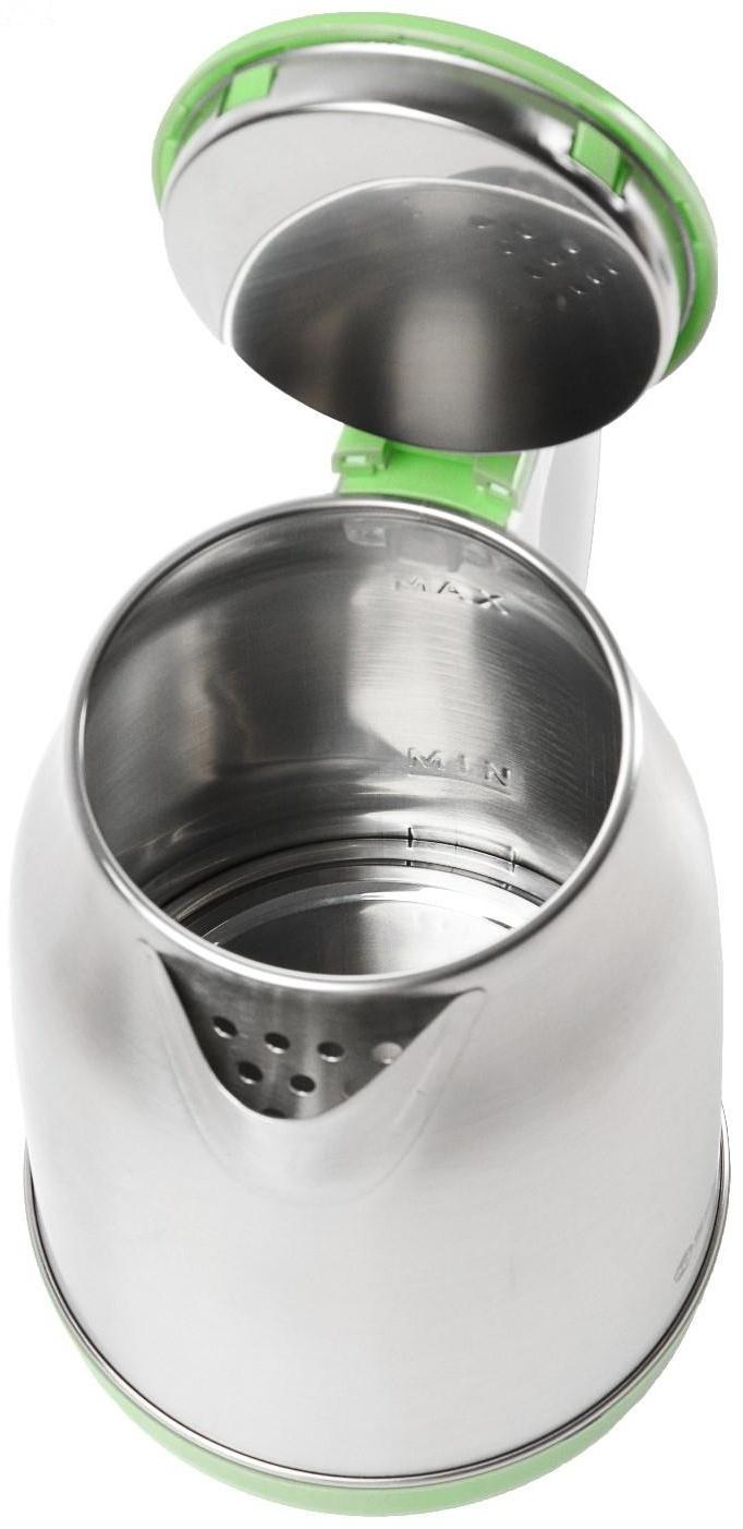 Чайник электрический Sakura SA-2147G, металл, 1.8 л, 1800 Вт, зеленый