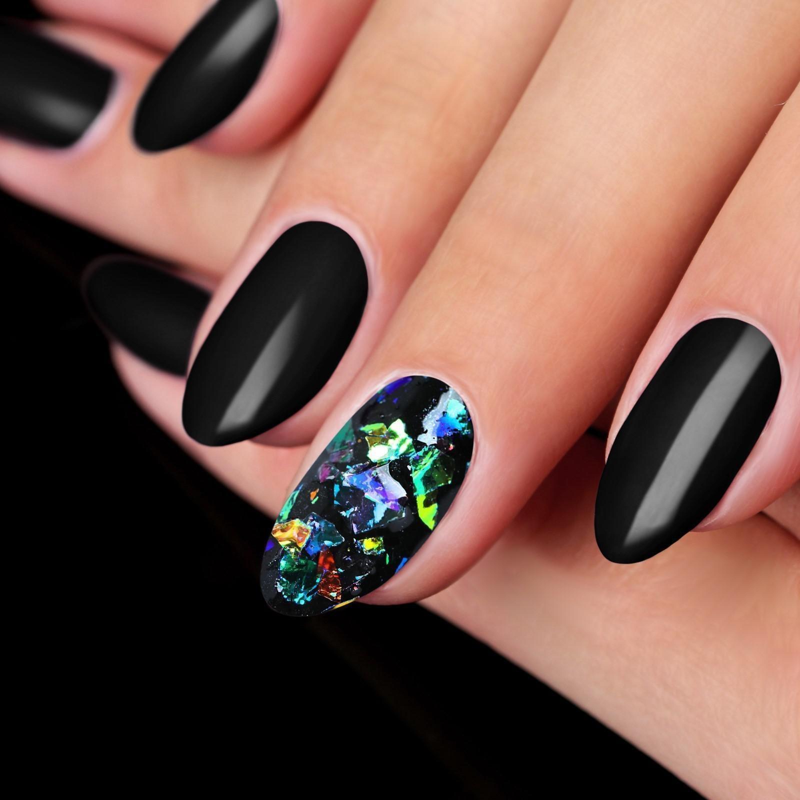 Радужные хлопья для декора, цвет прозрачная голография