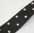 Ошейник клепаный в 2 ряда, 63,5 х 3,8 см, черный