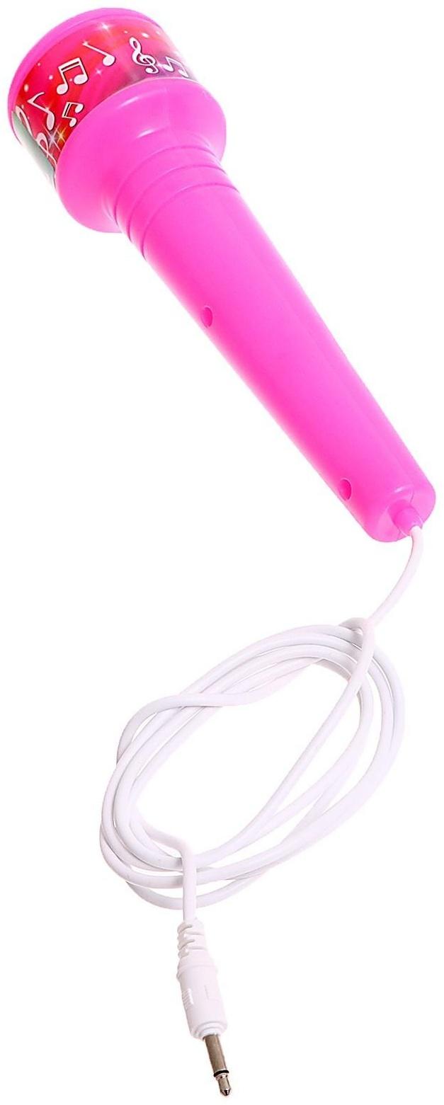 Микрофон «Ты звезда», высота 80 см, цвет розовый