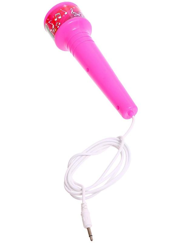 Микрофон «Ты звезда», высота 80 см, цвет розовый