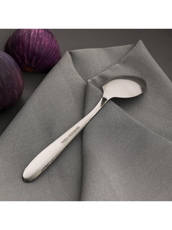 Набор ложек чайных Доляна «Ромб», без золота, 15 см, 6 шт