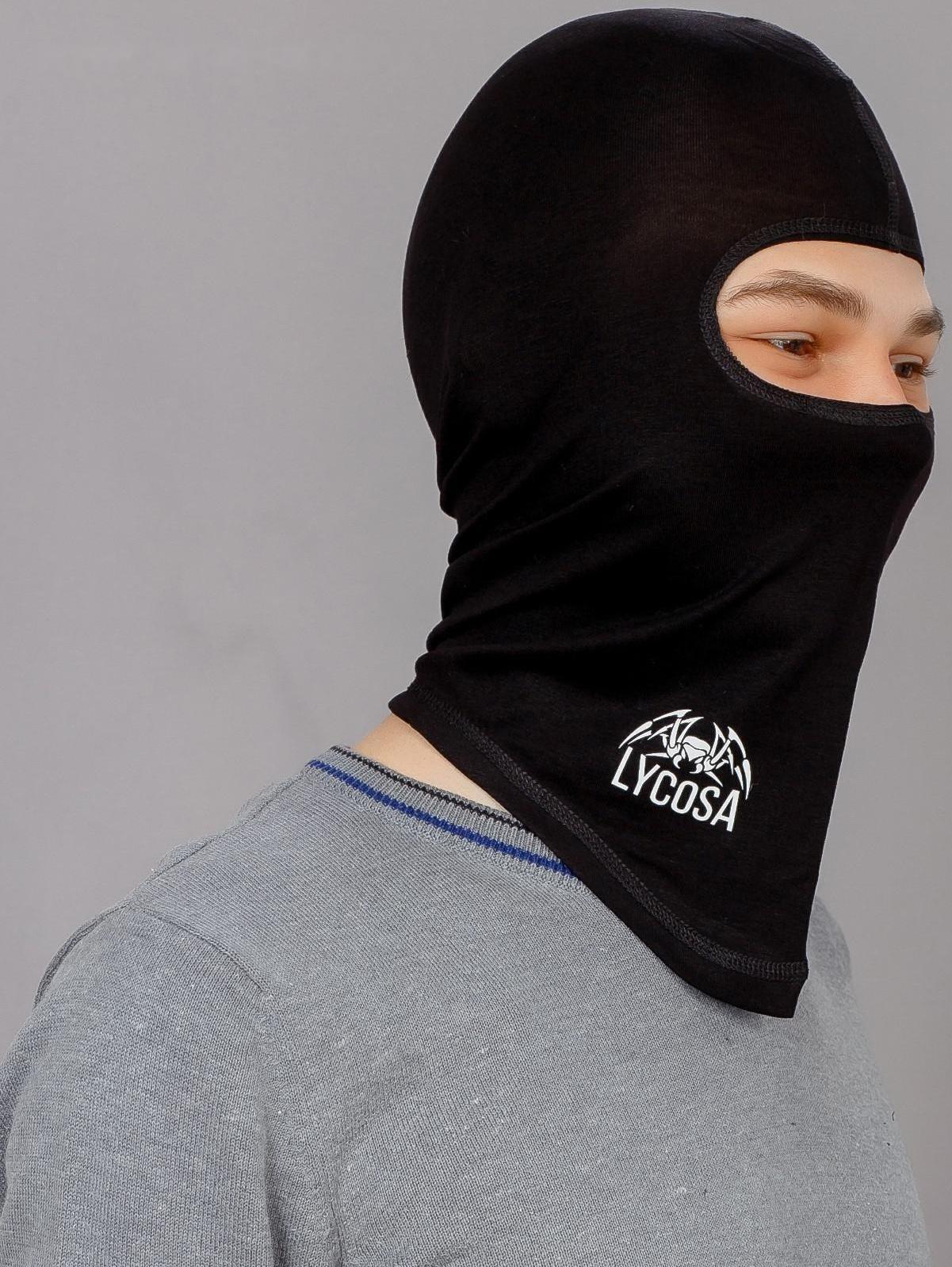 Подшлемник LYCOSA LIGHT-PLUS  VISCOSE BLACK, размер L, XL