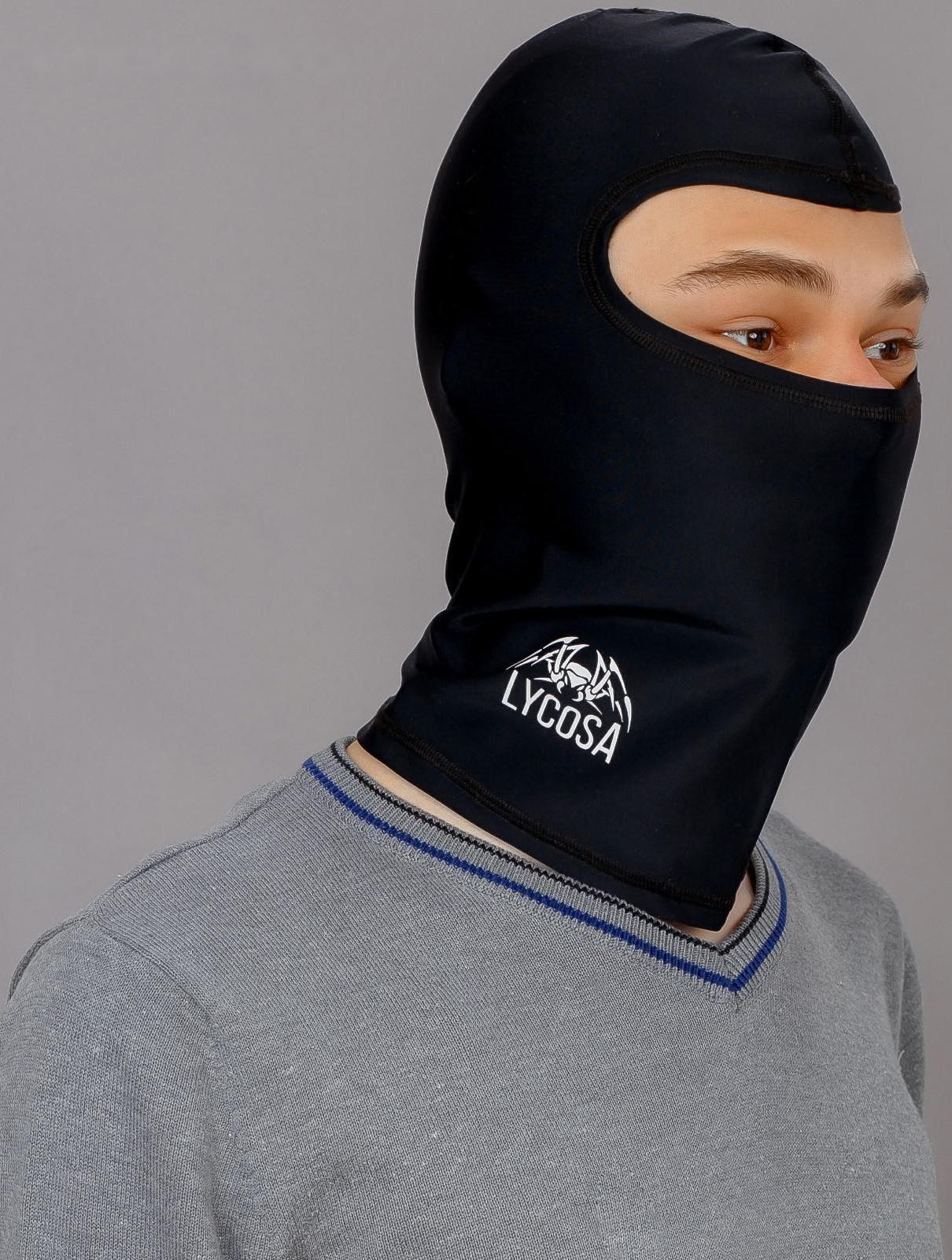 Подшлемник LYCOSA SILK-PLUS BLACK, размер L, XL