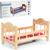 Кроватка для кукол деревянная №14, цвета МИКС