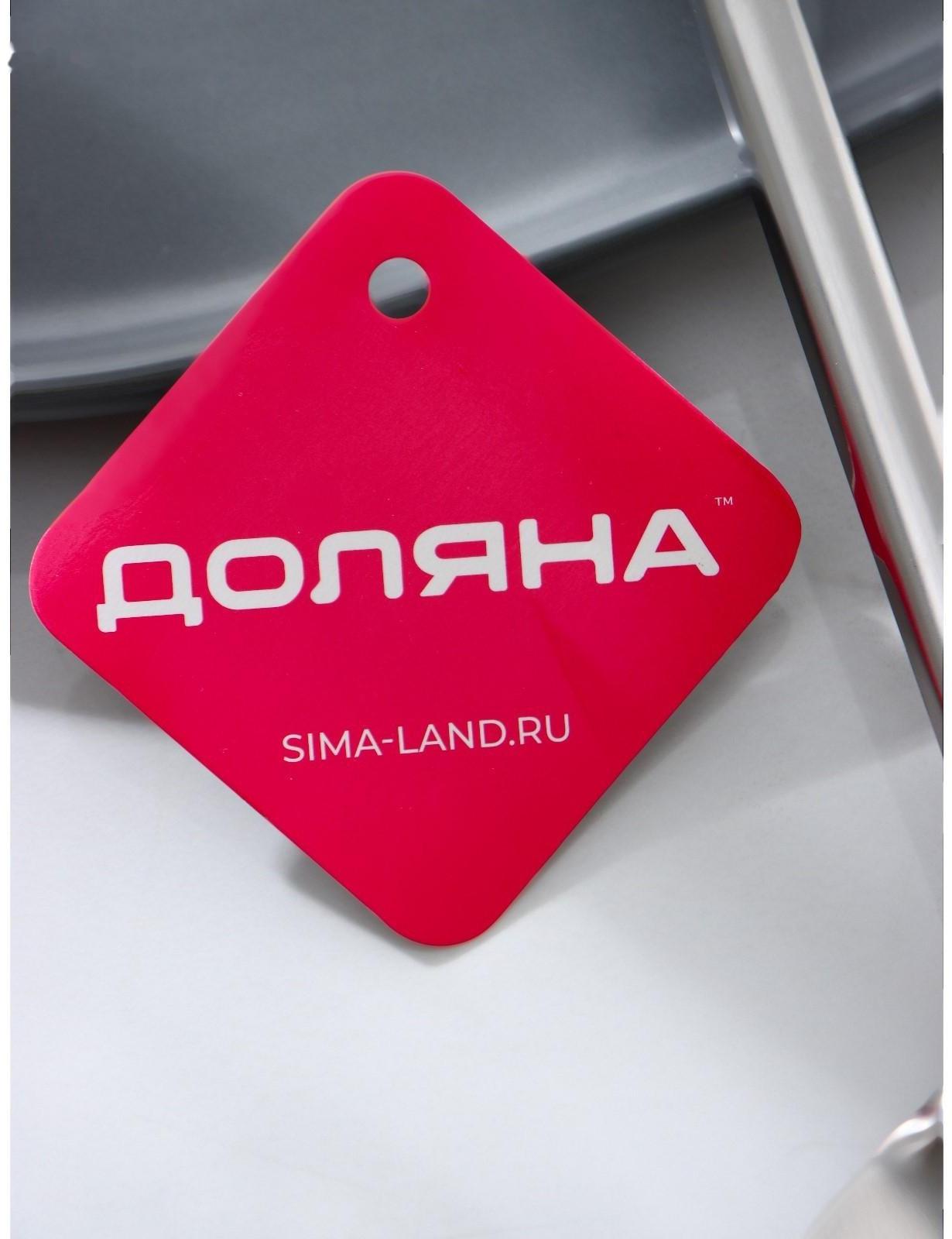 Шумовка из нержавеющей стали Доляна «Металлик», h=31,5 см, цвет серебряный