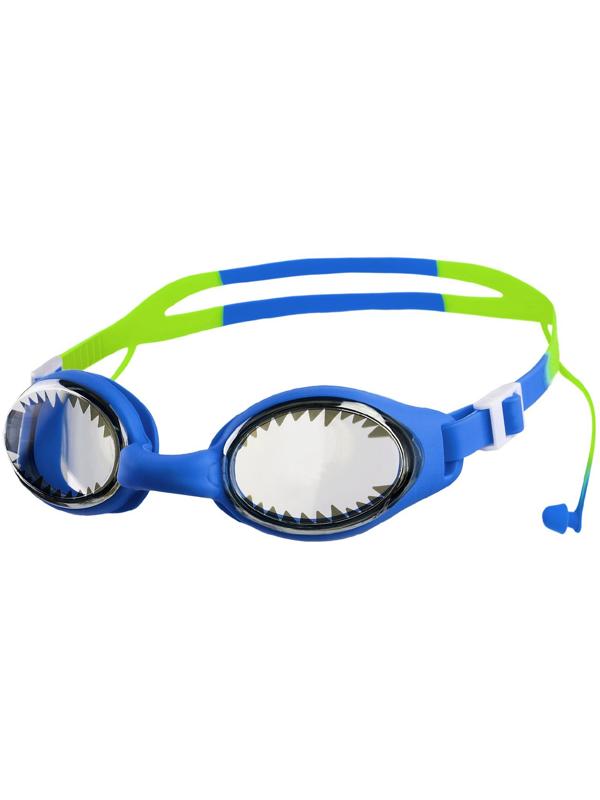 Очки для плавания детские + беруши, цвета микс