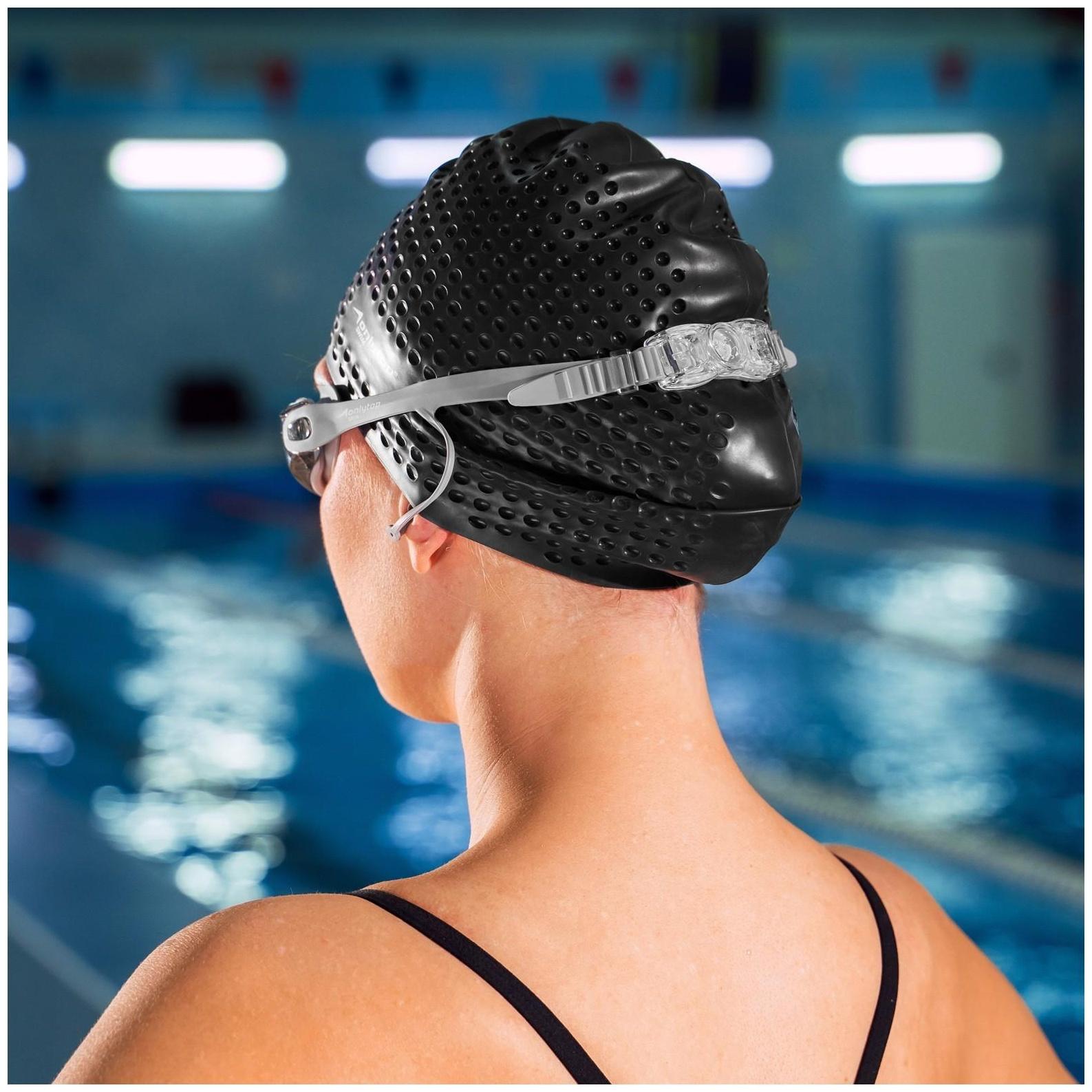 Очки для плавания + беруши, цвета микс