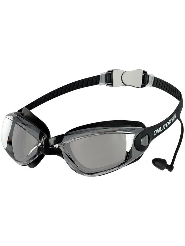 Очки для плавания + беруши, цвета микс