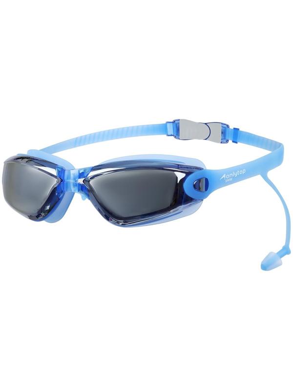 Очки для плавания + беруши, цвета микс