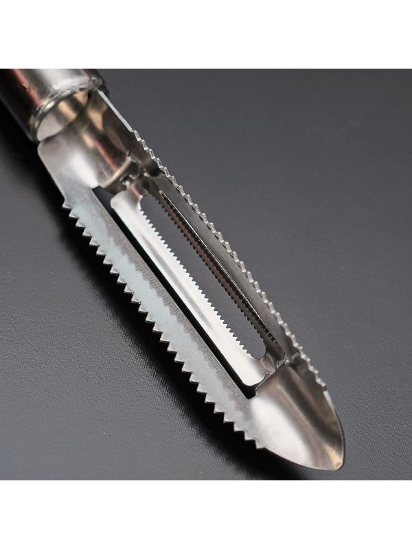 Овощечистка Доляна «Металлик», 20 см