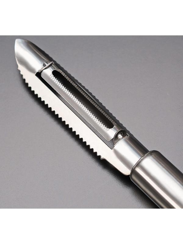 Овощечистка Доляна «Металлик», 20 см