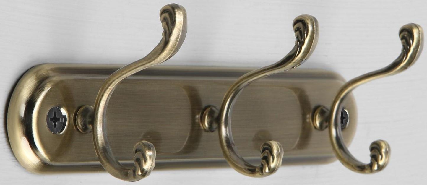 Вешалка 3-х местная KV403AB, цвет бронза