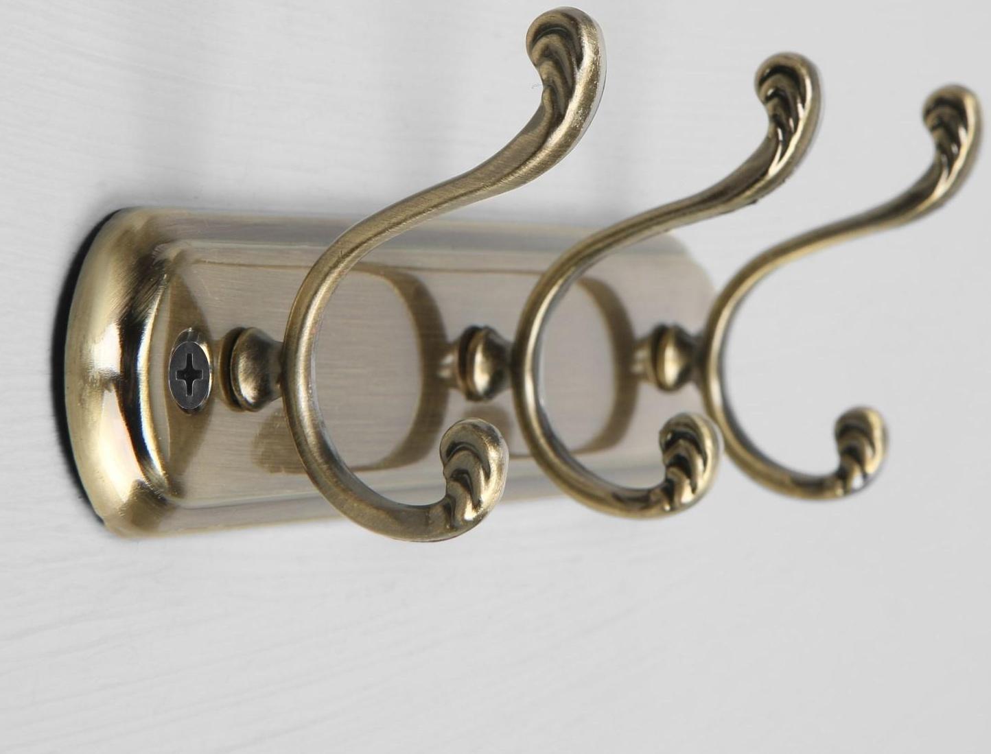 Вешалка 3-х местная KV403AB, цвет бронза