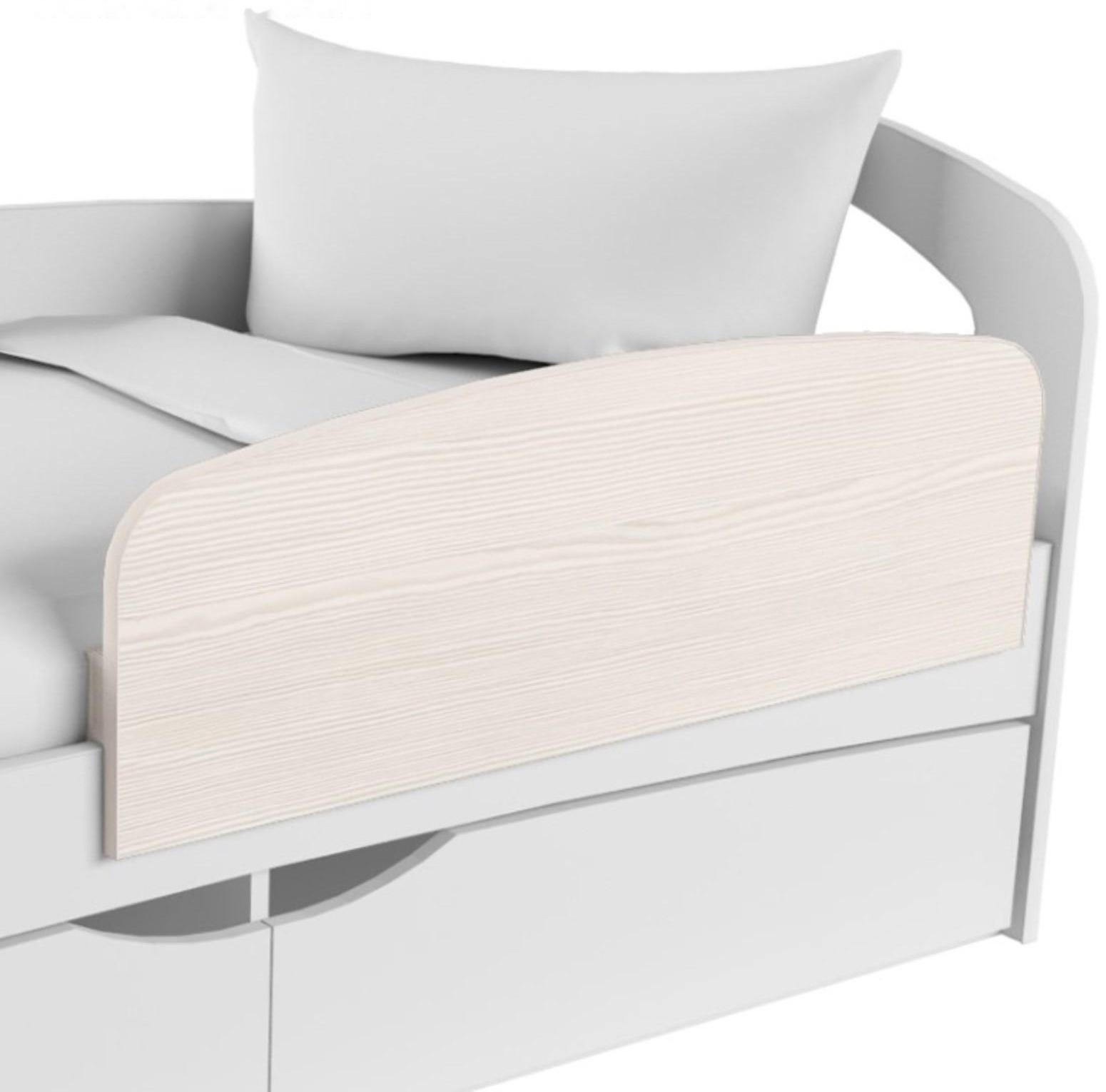 Бортик для кровати съемный Твист-1, 900х50х300, Бодега светлый