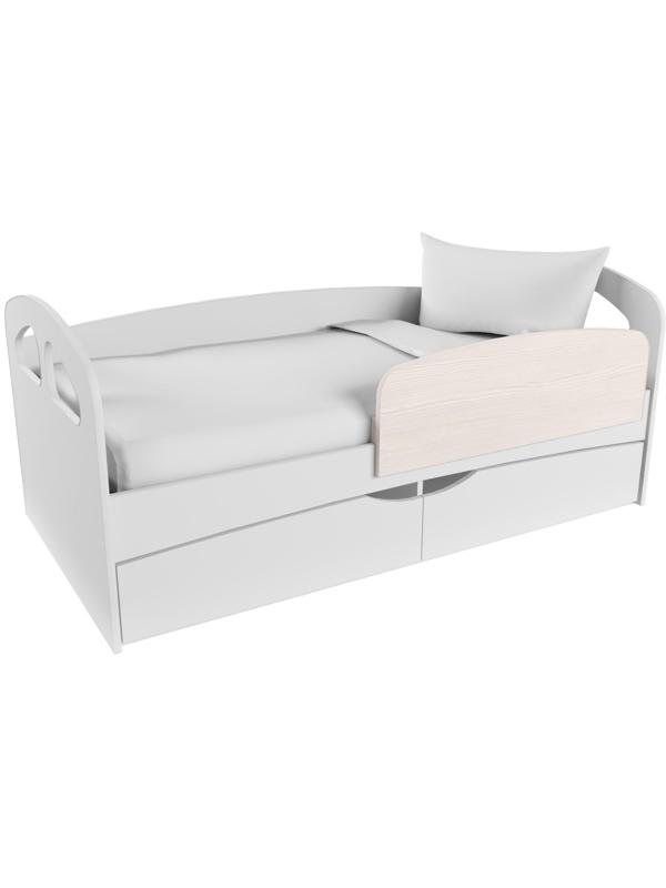 Бортик для кровати съемный Твист-1, 900х50х300, Бодега светлый