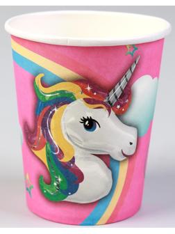 Стакан бумажный «Единорог», 220 мл, набор 6 шт.
