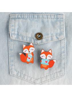 Набор парных значков «Ты + Я», 2 шт., 9,5 х 8,7 см