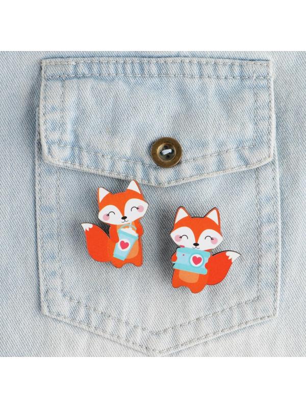 Набор парных значков «Ты + Я», 2 шт., 9,5 х 8,7 см