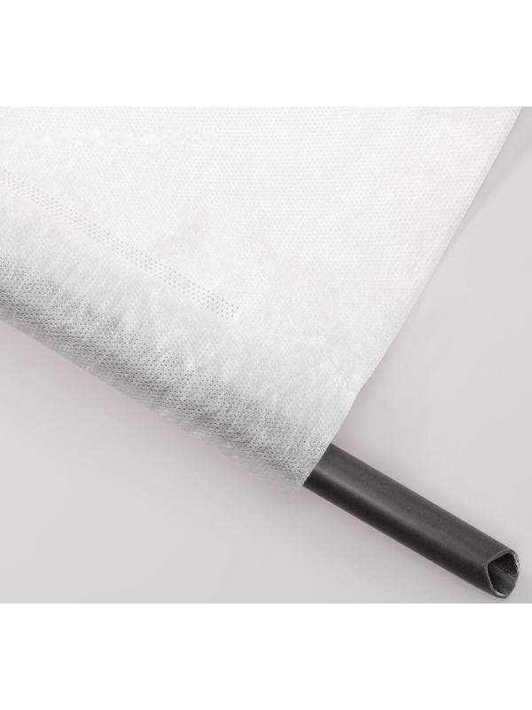 Парник прошитый, длина 3 м, 4 дуги из пластика, дуга L = 2.4 м, d = 16 мм, спанбонд 35 г/м², «уДачный»