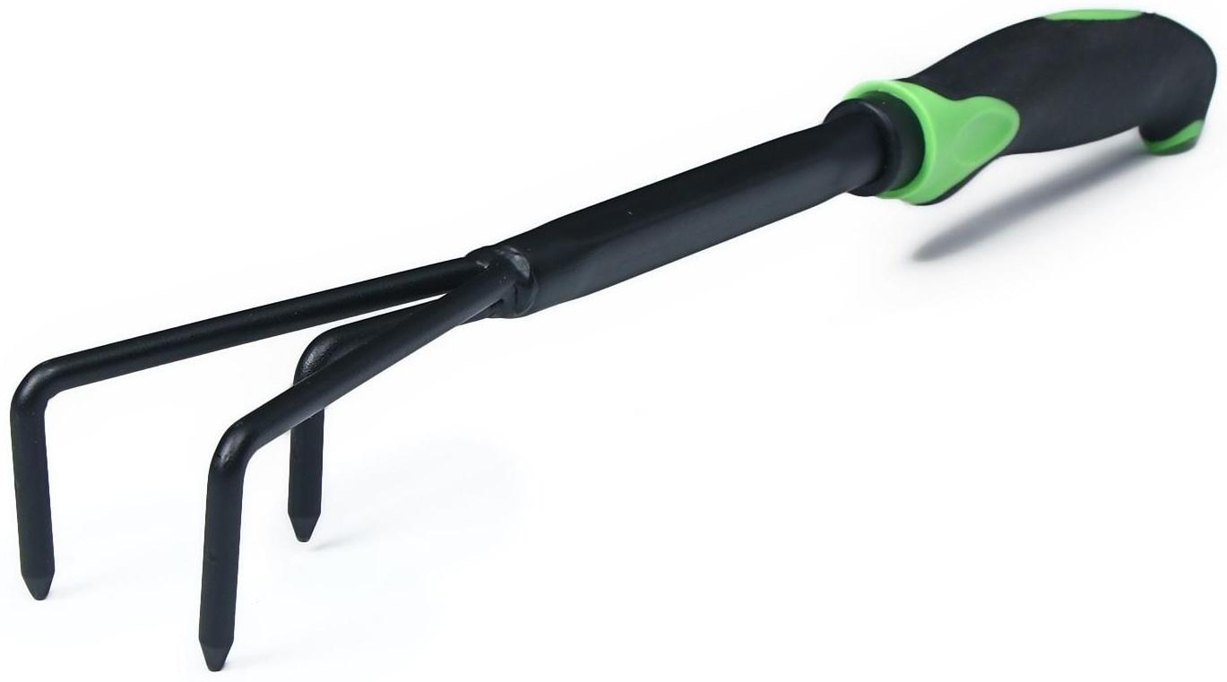 Рыхлитель, длина 37,5 см, 3 зубца, пластиковая ручка