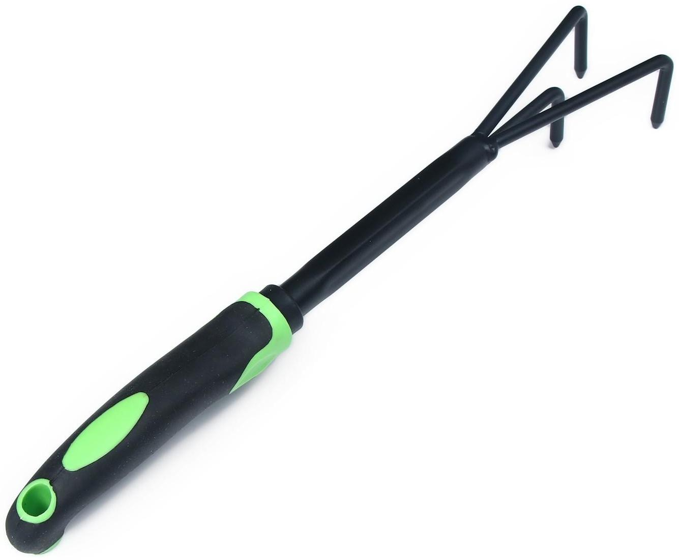 Рыхлитель, длина 37,5 см, 3 зубца, пластиковая ручка