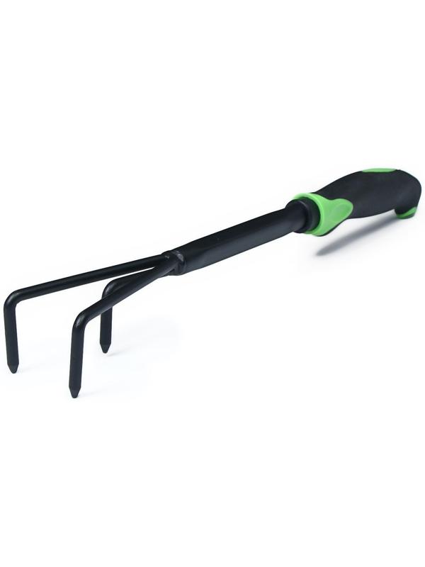 Рыхлитель, длина 37,5 см, 3 зубца, пластиковая ручка