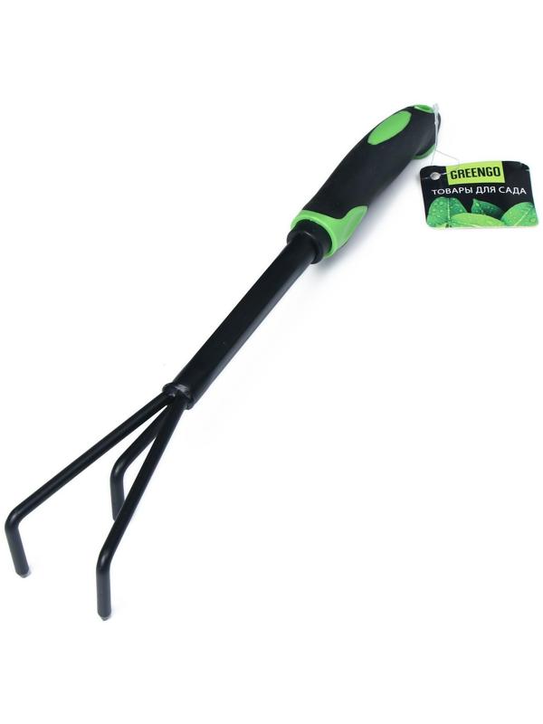 Рыхлитель, длина 37,5 см, 3 зубца, пластиковая ручка