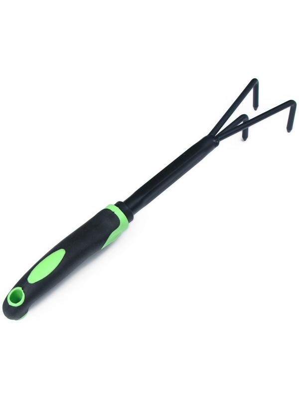 Рыхлитель, длина 37,5 см, 3 зубца, пластиковая ручка