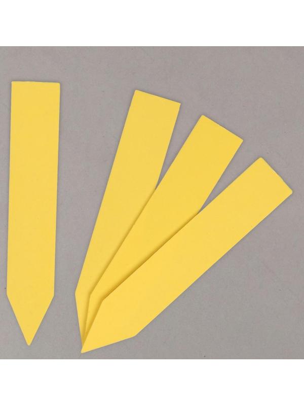 Бирки садовые для маркировки, 10 см, набор 15 шт., пластик, МИКС