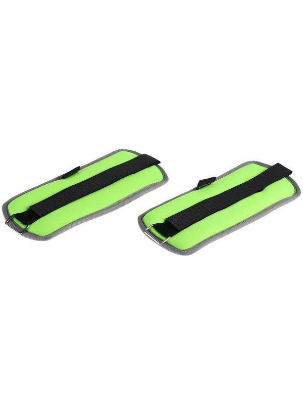 Утяжелитель неопреновый 2 шт. х 0,25 кг, цвет салатовый