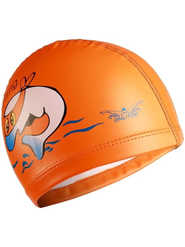 Шапочка для плавания детская, нейлон, обхват 46-52 см