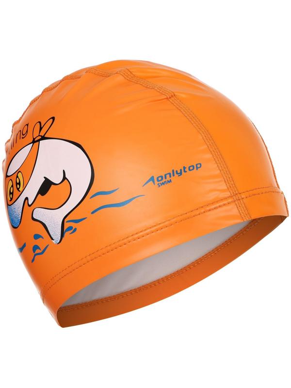 Шапочка для плавания детская, нейлон, обхват 46-52 см