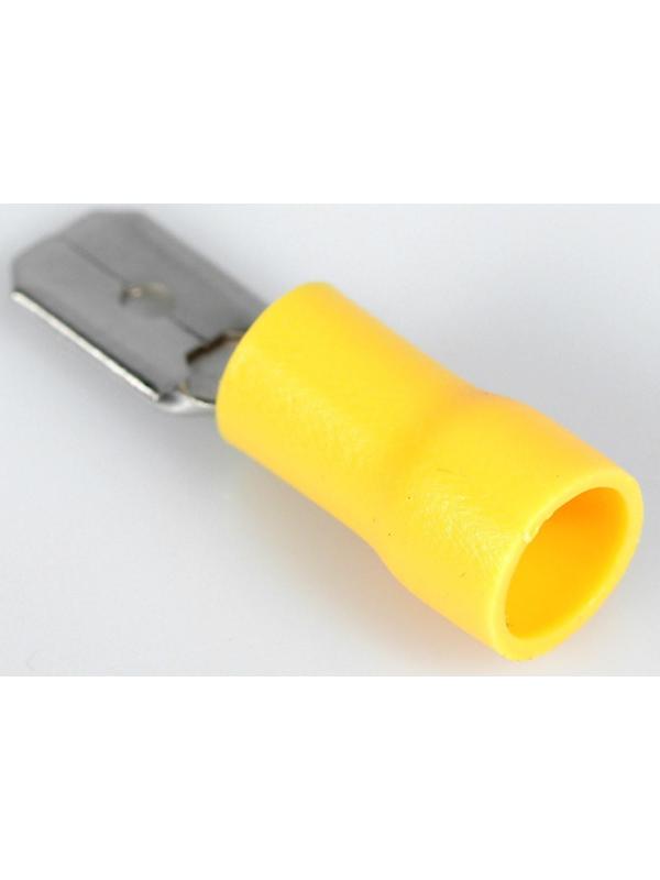 Наконечник плоский с кембриком 6 мм, фасовка 50 шт