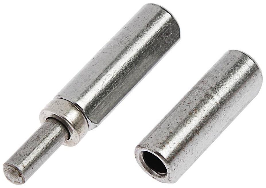 Петля гаражная,12х80 мм, для сварки, с подшипником, каплевидная