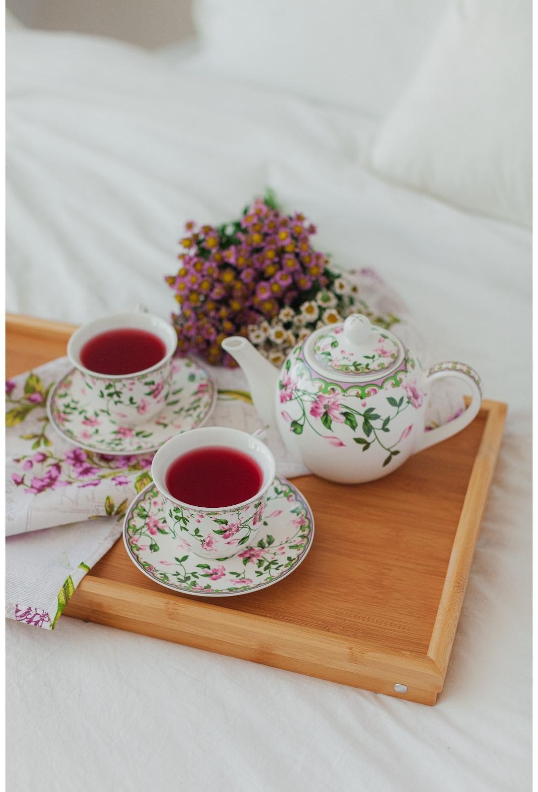 Чайник фарфоровый заварочный «Бланко», 800 мл, цвет белый